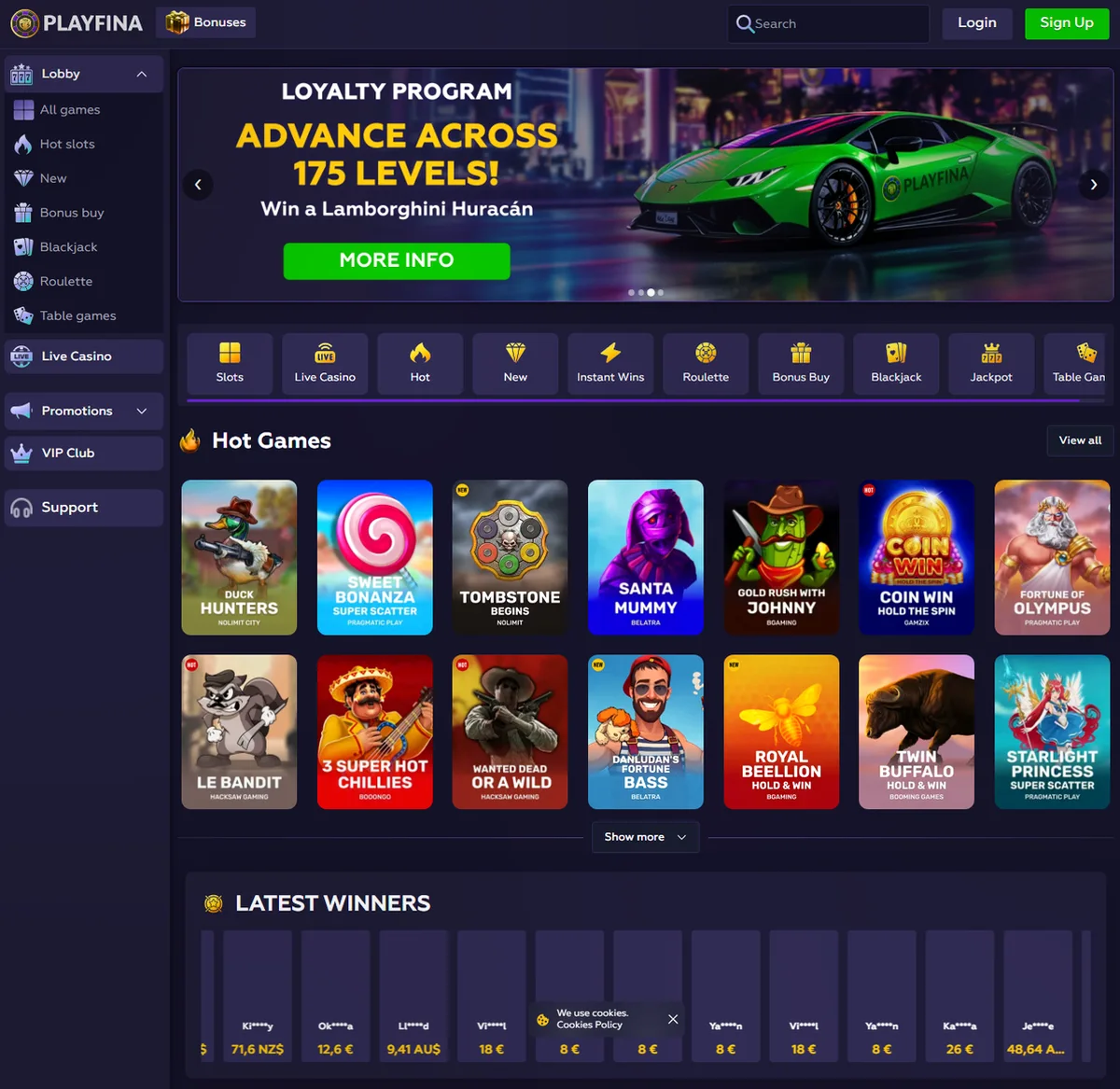 Playfina Casino